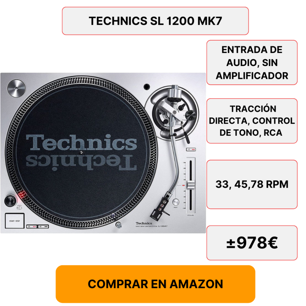 Tocadiscos-Technics-SL-1200-Mk7-(Gris)