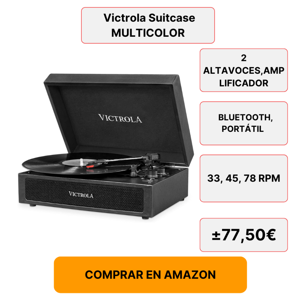 Victrola- Suitcase- MULTICOLOR